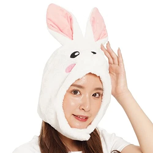 SAZAC White Rabbit Costume Cap 2023 Zodiac SignJapan Shipping - Image 3 of 4