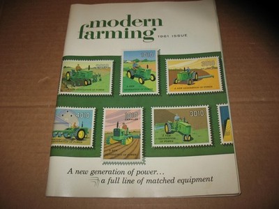 Vintage John Deere Modern Farming 1961 Issue Magazine