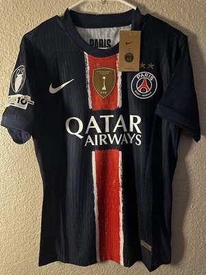 Size M Paris Saint-Germain International Club Soccer Fan Jerseys