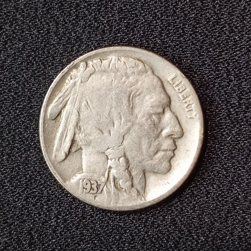 1937-D Buffalo Nickel RPM-018 EAST as Listed on Wexlers Die Varieties