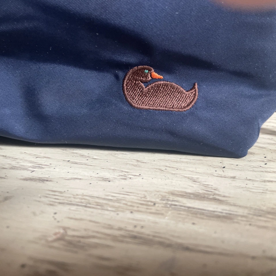 Bolso de hombro Dooney Bourke Baguette Pouchette para mujer azul nailon cuero Foto 2 de 4