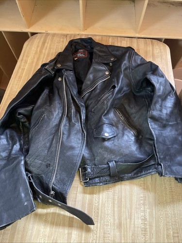 Vintage Paramount Leather Motorcycle Jacket
