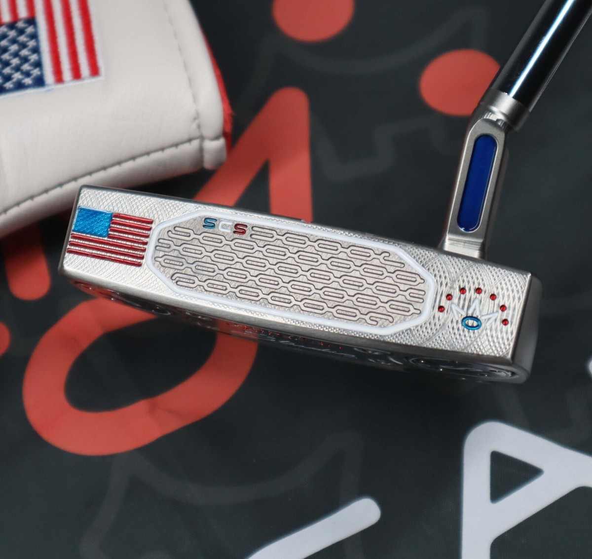 Scotty Cameron アメリカ国旗　マーカー 2025 ScottyCameron FastBack 1.5 Studio Style Custom Putter