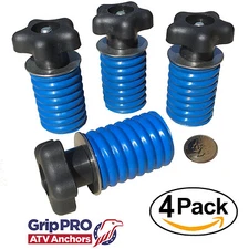 Fits POLARIS RANGER Lock & Ride KNOB ATV-UTV Tie Down Anchor Fits General 4 Pack