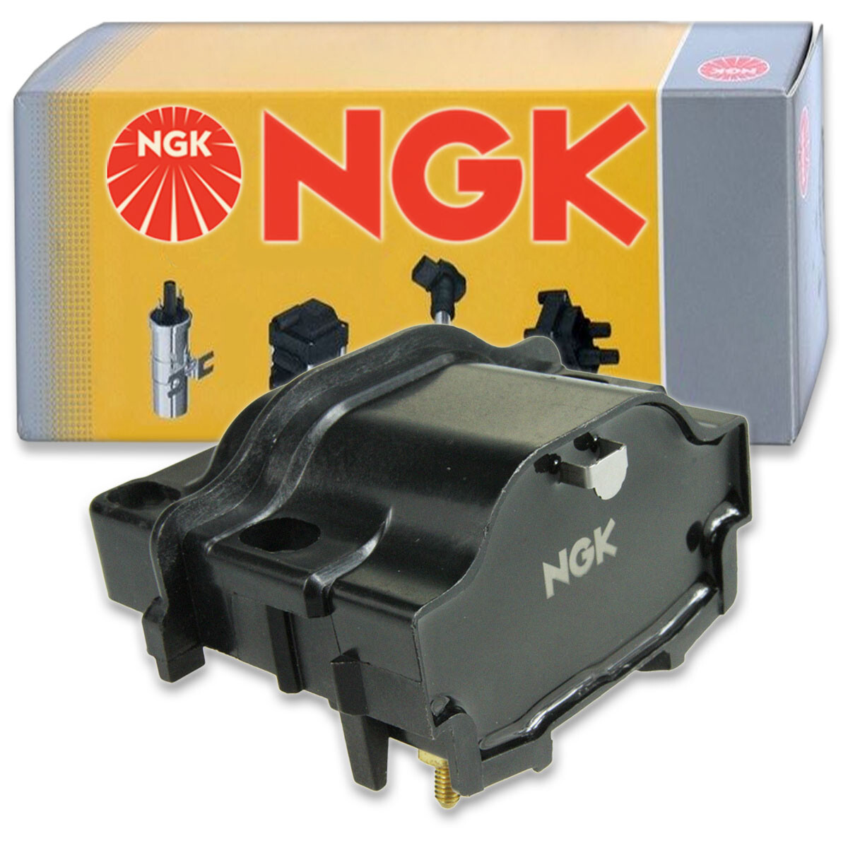1 pc NGK Ignition Coil for 1995-1997 Toyota Corolla 1.6L 1.8L L4 - Spark le