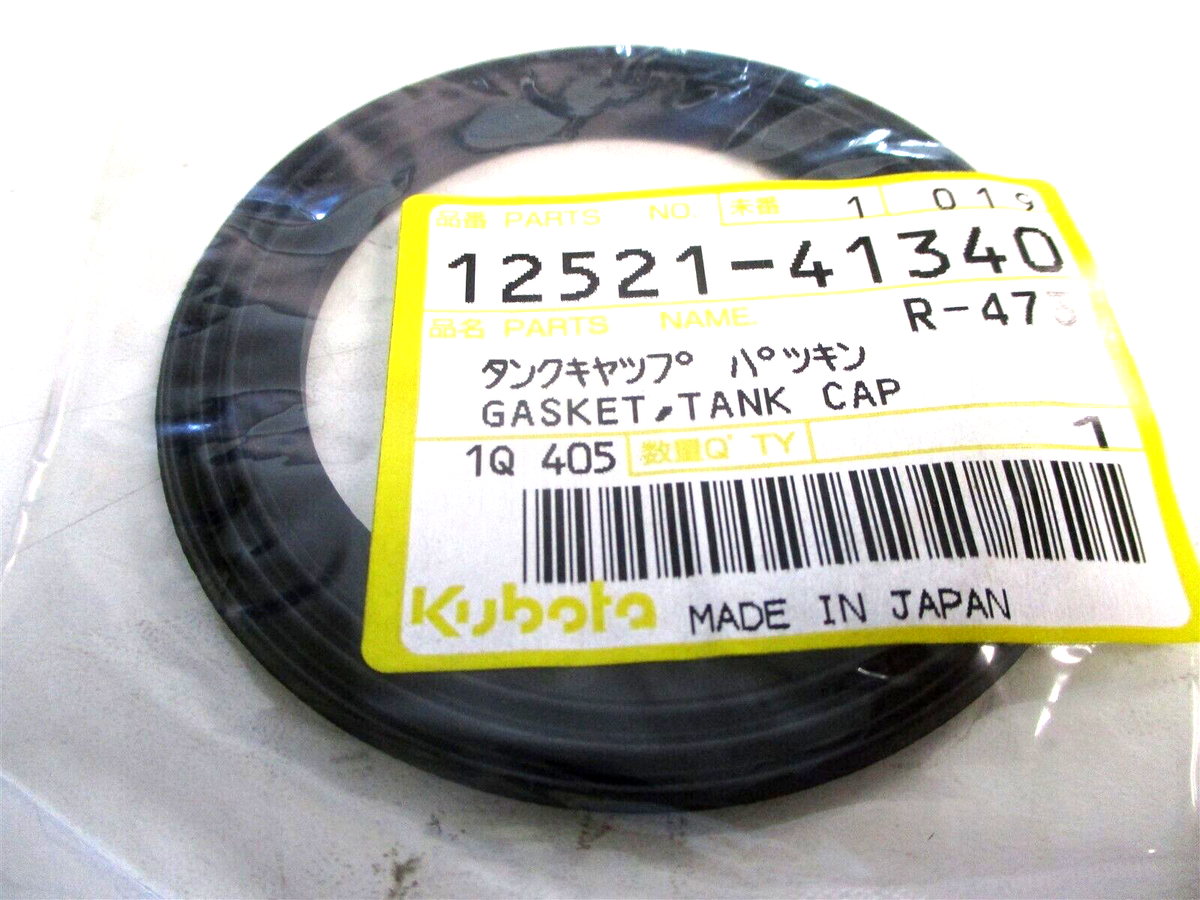 Kubota 12521-41340 Genuine OEM Fuel Tank Cap Gasket AE ARX AV GL