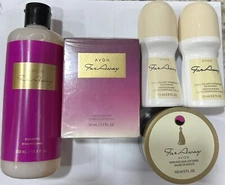 Avon Far Away Perfume, Skin Softer Cream , Shampoo & 2 Deodorant 5Pcs.