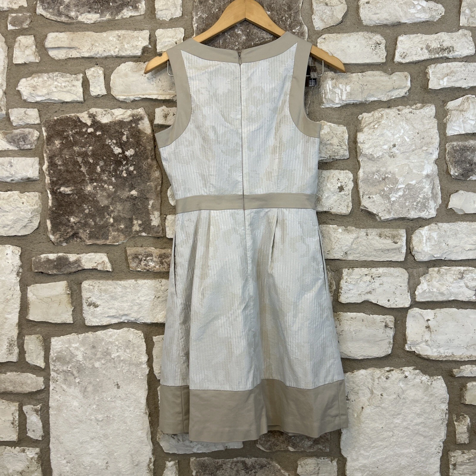 OFF WHITE The Limited Tubino Tg 0 XS Abito Senza Maniche Off White Beige