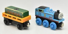 Thomas  Friends Thomas With Sodor Cargo Car Wooden Railway Trains