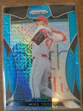 2019 Panini Prizm MIKE TROUT Tier II Blue Mojo Prizm 091/399