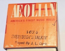 Aeolian Piano Roll EVERYBODY'S TALKIN' Played by Cook  Laney Midnight Cowboy