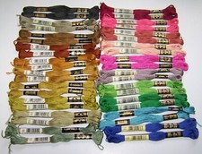 Lot of 40 skeins of DMC Mouline Special Art 117 cotton embroidery floss