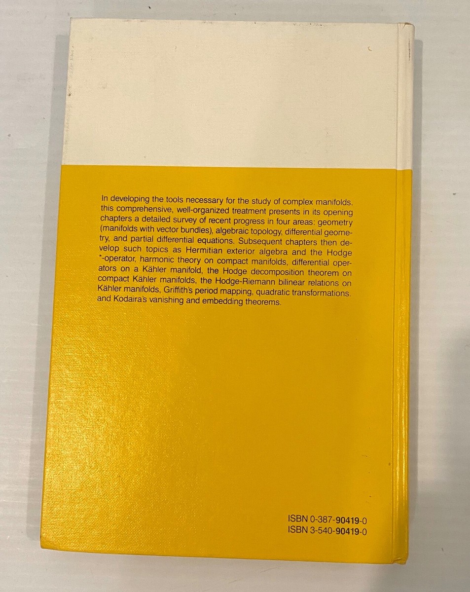 語学+参考書 Differential Analysis on Complex Manifolds (Graduate Texts in Mathematics 65) Amazon | Differential Analysis on Complex Manifolds