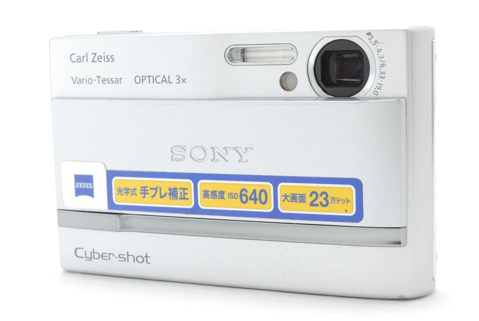 "Near MINT" Sony Cyber Shot DSC T9 6.0MP Compact Digital Camera From Japan - Image 2 of 4