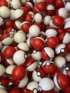 Mini 2” Pokeball Action Figures Kids Bday Party Favor Gift Cake Topper Machine