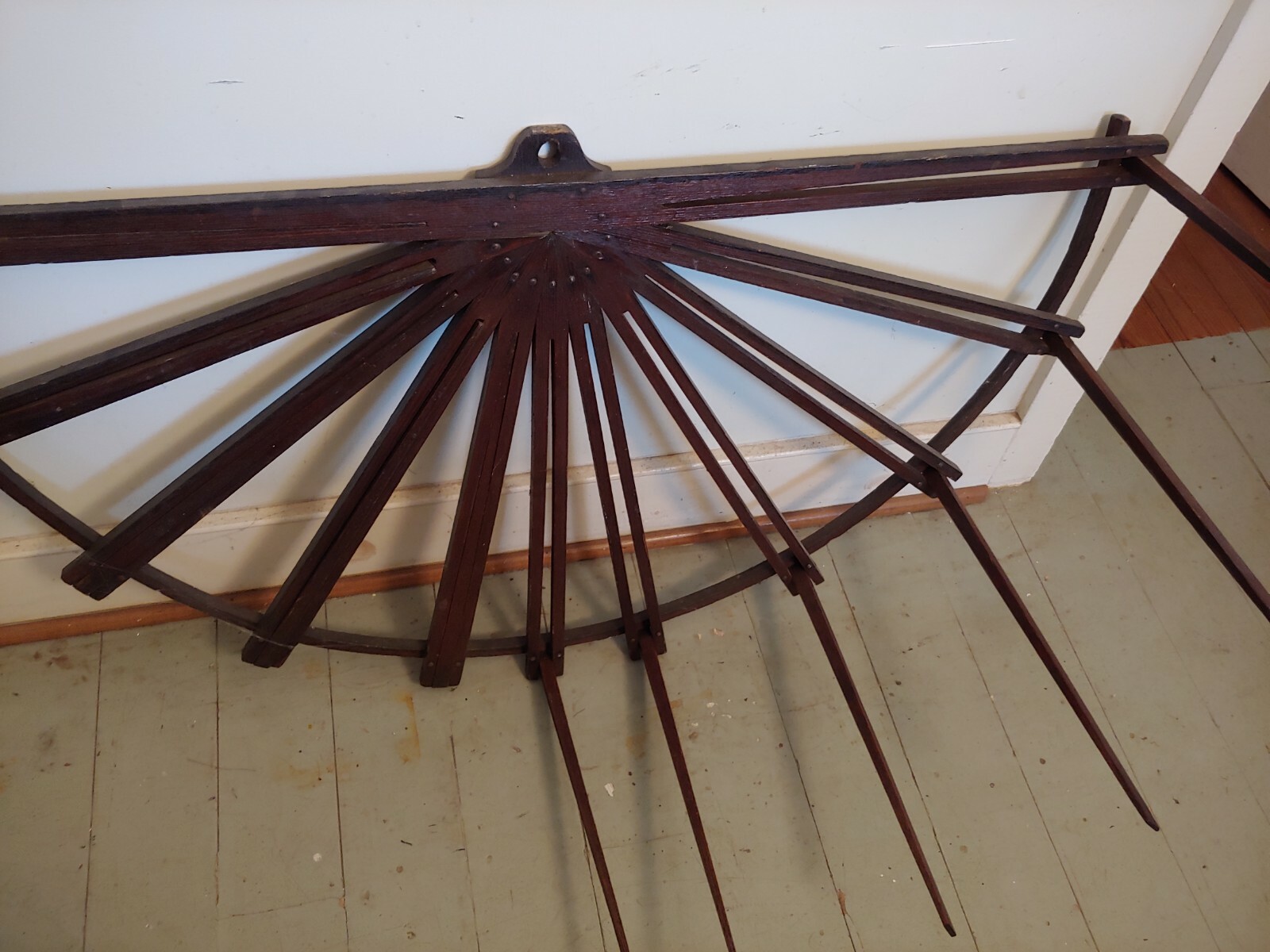 Antique Folding Wooden Herb Drying Rack eBay
