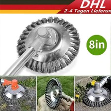 Gaint Drahtbürste | Unkrautbürste | Motorsense | Freischneider | Ø 25,4 x 200mm