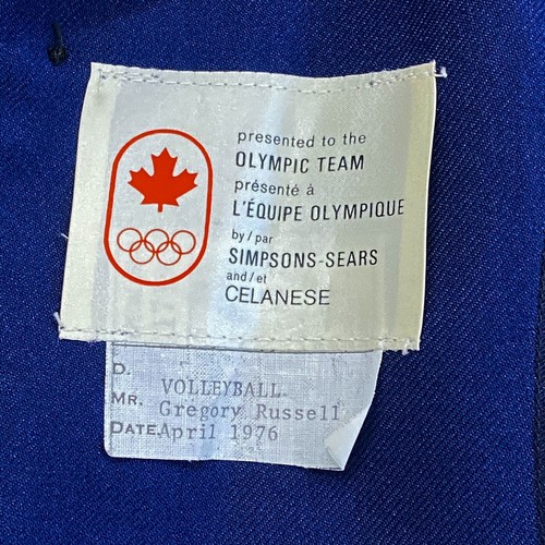 Rare Vintage 1976 Summer Olympics Canada Wrap Coat Custom Fit to Athlete - Picture 5 of 7