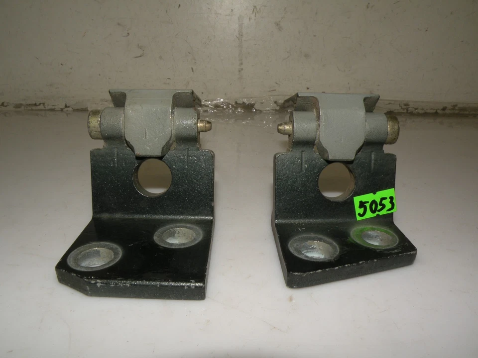 PEUGEOT 607 2.2 HDI 2003 REAR LEFT SIDE UPPER LOWER DOOR HINGES HINGE SET OEM - Image 4 of 4