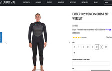 ISURUS EMBER 3.2 WETSUIT SIZE 8T WOMEN BRAND NEW IN SEALED ORIGINAL PACKAGING