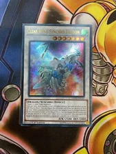 Clear Wing Synchron Dragon - LEDD-ENC29 - Ultra Rare - 1st Edition VLP