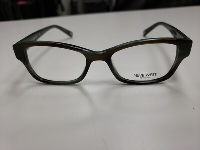Nine West Eyeglasses NW 5088 323 Teal Horn, Size 48-17-135  display picture 1