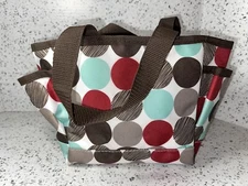 THIRTY-ONE SMALL COLORFUL POLKA DOT ORGANIZING CARRYING BAG