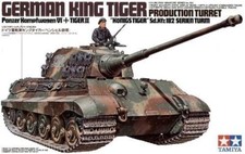 TAMIYA 35164 King Tiger Tank Production Turret 1:35 Military Model Kit