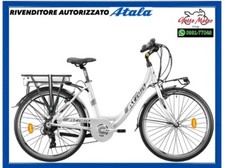 BICI BICICLETTA ELETTRICA DA PASSEGGIO EBIKE ATALA E RUN 6.1 DONNA 360 7V 26”