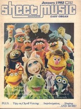 Sheet Music Magazine Jim Henson's Muppets January 1982 011018nonr
