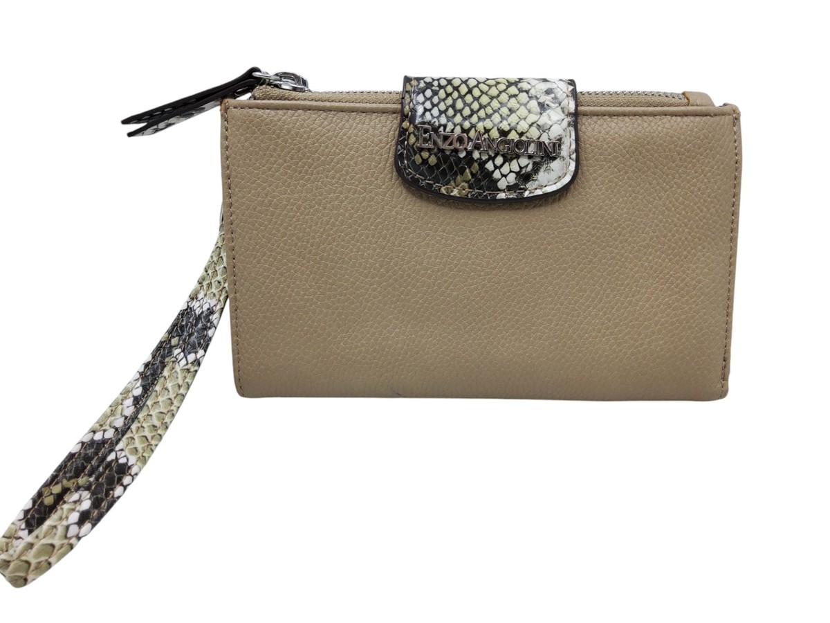 vintage womens enzo angiolini multi pocket animal print textured