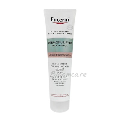 Eucerin DermoPurifyer Oil Control Triple Effect Cleansing Gel 150ml Exp.06/2026