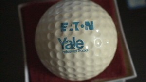 Vintage  Eaton Yale Industrial Trucks Golf Ball***PGA*** Brand - L04