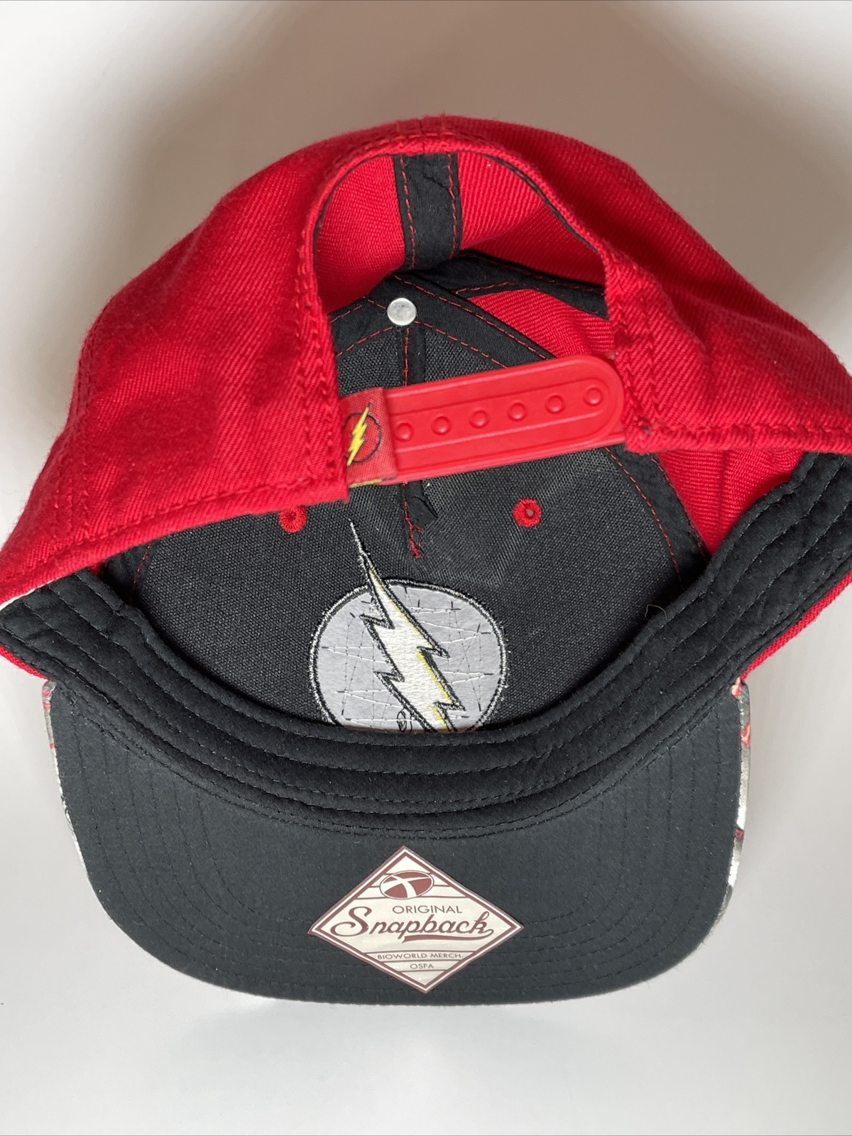 Flash DC Comics Hat Comic Graphic Print Snapback - image 10