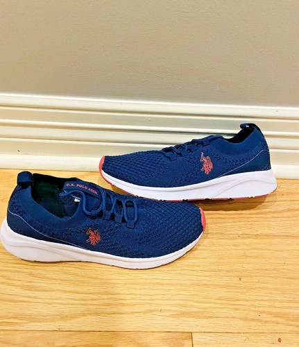 US Polo Assn Women's Navy Blue Pink 