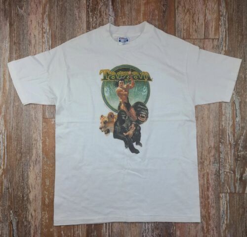 Vintage 1983 Tarzan T Shirt Single Stitch  Made In America - Picture 1 of 8