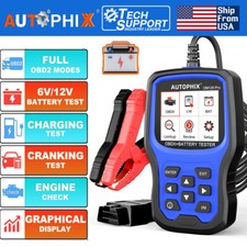 AUTOPHIX OM129 Pro OBD2 Scanner Full Check Engine Code Reader 12V Battery Test