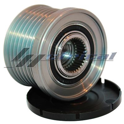 ALTERNATOR 8 GROOVE CLUTCH PULLEY FOR LAND ROVER DISCOVERY III 2.7L T DSL 06-09