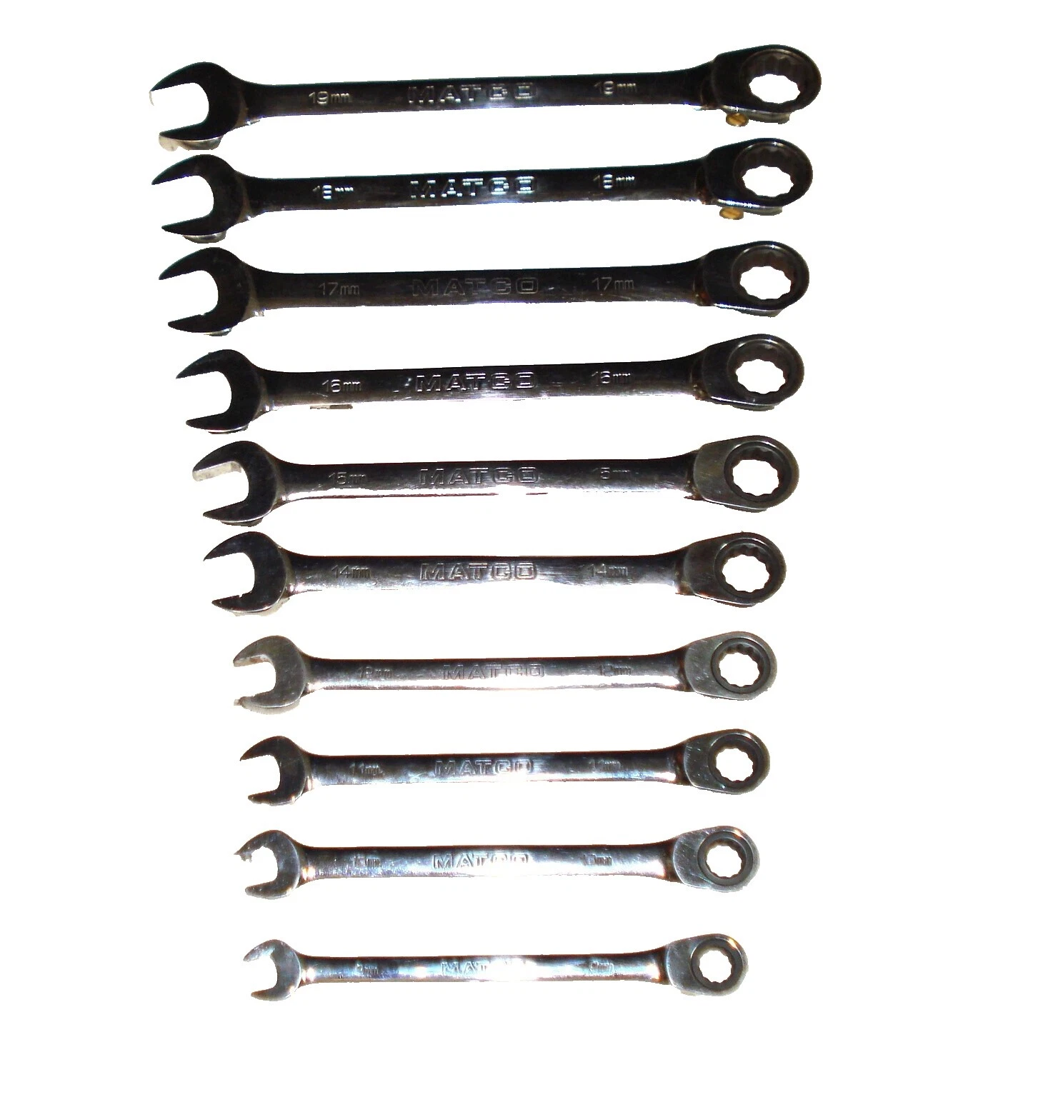 Matco Tools Automotive Hand Wrenches Set Metric