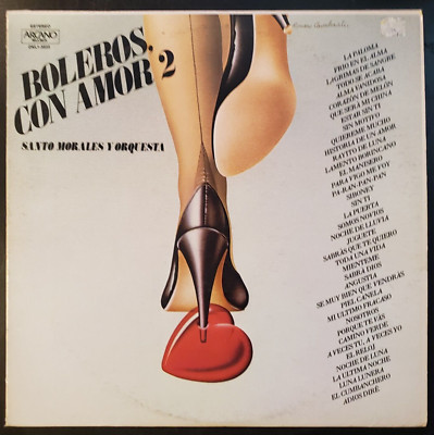Santo Morales ''Boleros, Con Amo 2r'' Vinyl Record LP