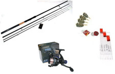 Starter Float/Feeder Fishing Outfit Set Kit Beginners 12ft Rod/Reel/Hooks/Floats