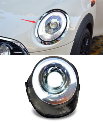 ABS Plastic Exterior Front LED laser lens headlight For BMW Mini