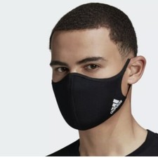 3 New Adidas Face Cover Size S Black - Authentic, Sealed. FAST FREE SHIPPING