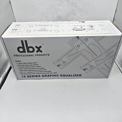 DBX 1231 Dual-Channel 31-Band Graphic Equalizer CG01JP9 Brand New