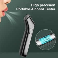 Professional Alcohol Tester Digital LCD Screen Backlit LED Light Breathalyzer