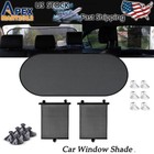 Car Side Rear Window Screen Sun Shade Mesh Cover Windshield UV Shield Visor