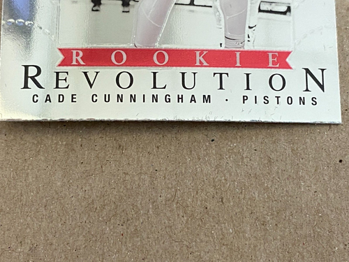 2021-22 Panini Select Cade Cunningham Rookie Revolution Rookie RC #25 Pistons - Picture 2 of 3
