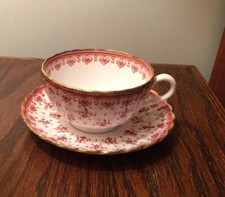 アツうー特価』 Spode 『Fleur de Lys Red』 大皿 6枚 アツうー Spode