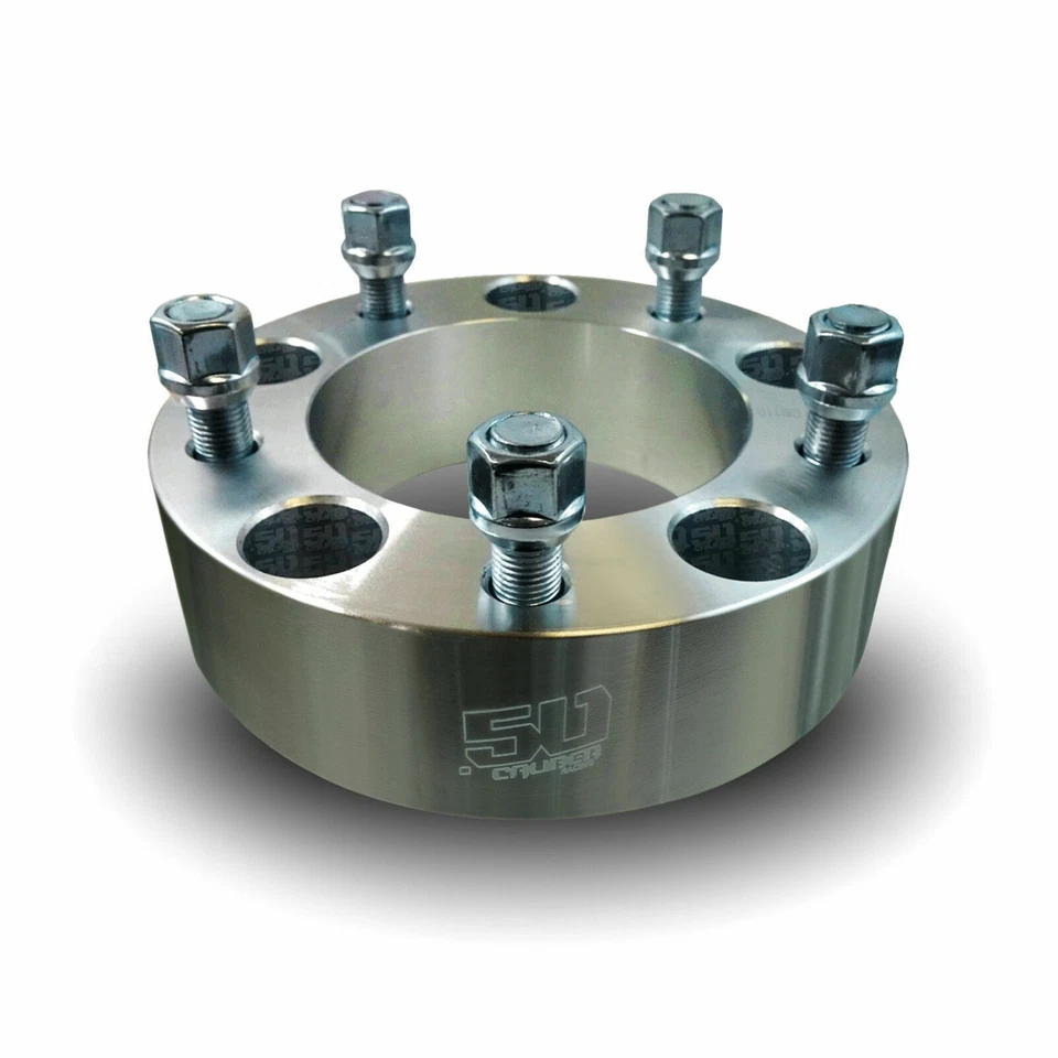 2 piezas espaciadores de rueda 2" | 5x4,5 | 1/2-20 | Se adapta a Ford Bronco II Explorer Crown Vic M2 Foto 4 de 4