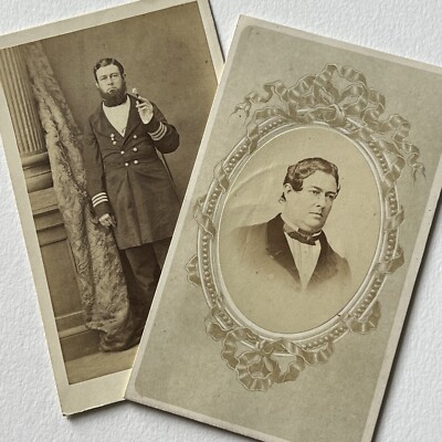 Antique CDV Photograph Dapper Man Calcutta India Possibly 6th Earl Of Mayo